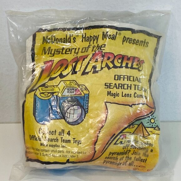NEW VNTG McDonalds 1991 Mystery of the Lost Arches Magic Lens Camera Orig Bag - Picture 1 of 3